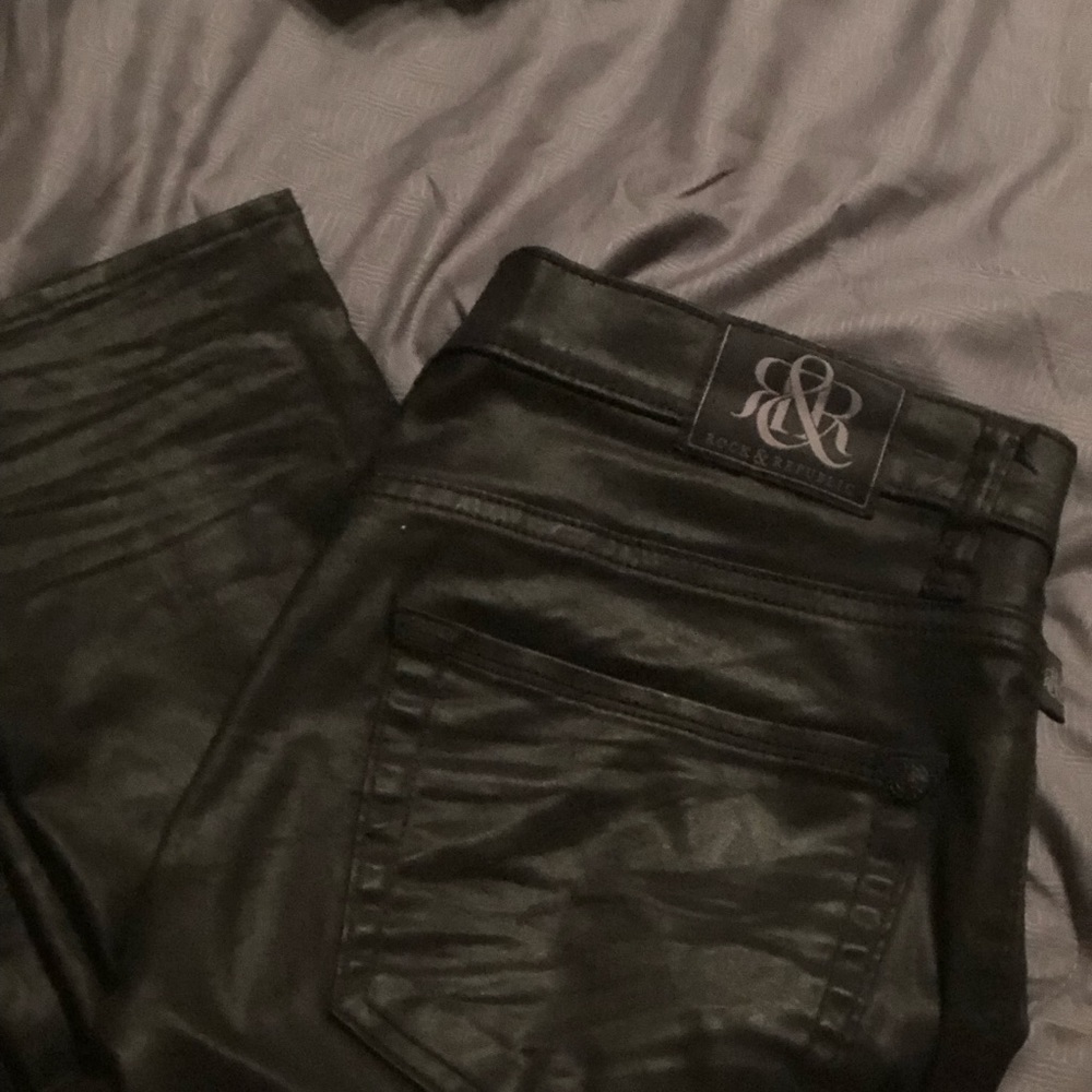 Rock & Republic Faux Leather pants